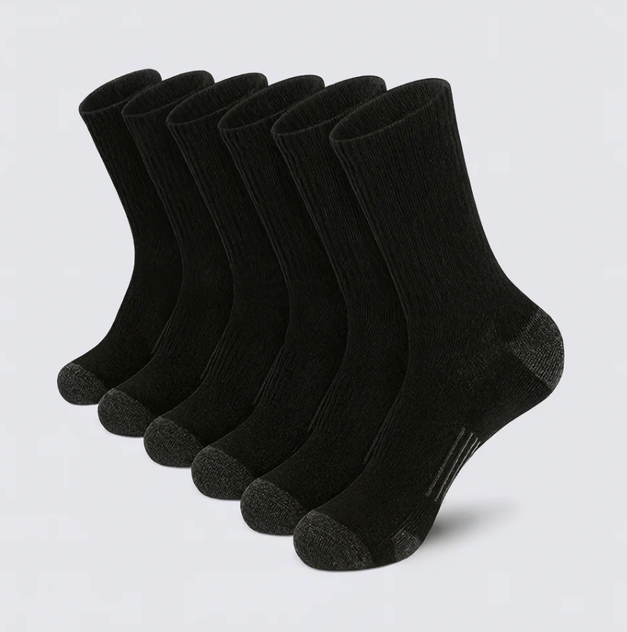 6er-Pack Thermosocken - Für warme Füße bei jedem Wetter