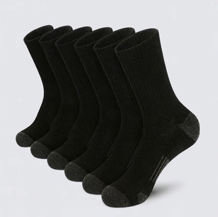 6er-Pack Thermosocken - Für warme Füße bei jedem Wetter